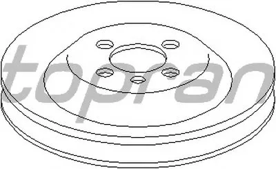 Ременный шкив, коленчатый вал TOPRAN купить