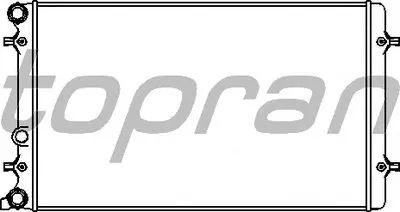 Радиатор, охлаждение двигателя TOPRAN купить
