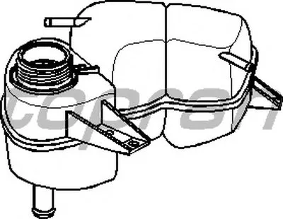 Компенсационный бак, охлаждающая жидкость TOPRAN купить