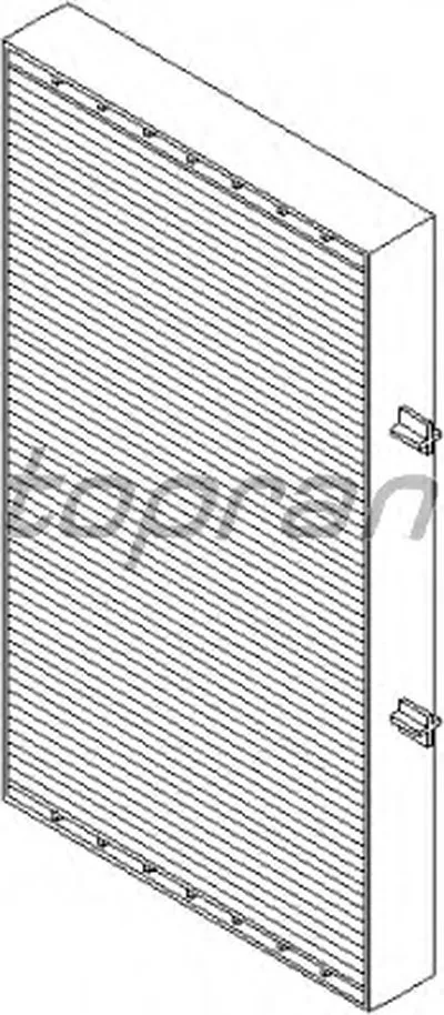 Фильтр, воздух во внутренном пространстве TOPRAN купить