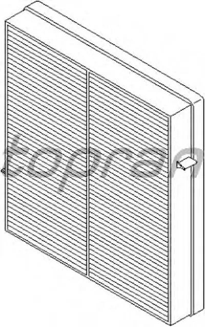 Фильтр, воздух во внутренном пространстве TOPRAN купить