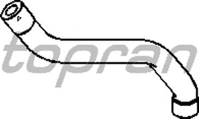 Шланг, воздухоотвод крышки головки цилиндра TOPRAN купить