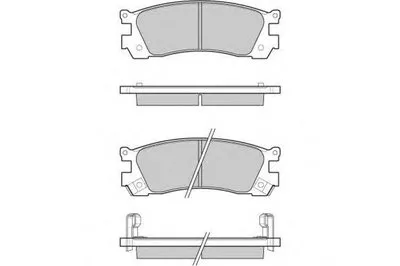 Комплект тормозных колодок, дисковый тормоз E.T.F. купить