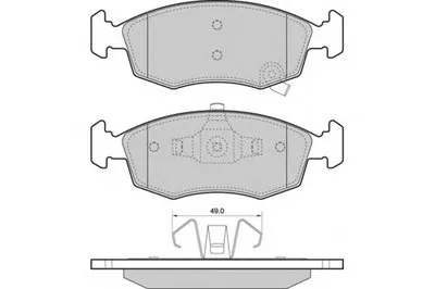 Комплект тормозных колодок, дисковый тормоз E.T.F. купить