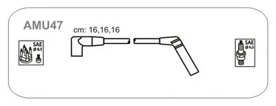 Комплект проводов зажигания JANMOR купить
