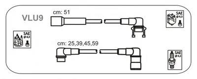 Комплект проводов зажигания JANMOR купить
