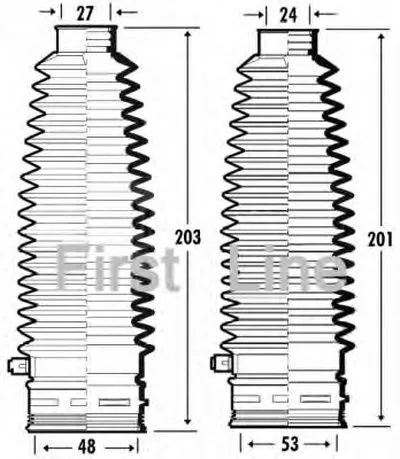 Пыльник, рулевое управление FIRST LINE купить