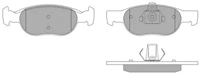 Комплект тормозных колодок, дисковый тормоз FREMAX купить