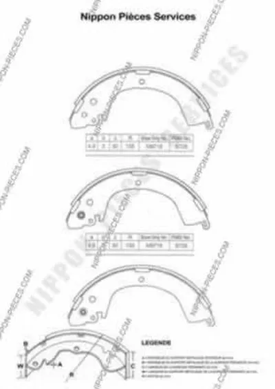 Комплект тормозных колодок NPS купить