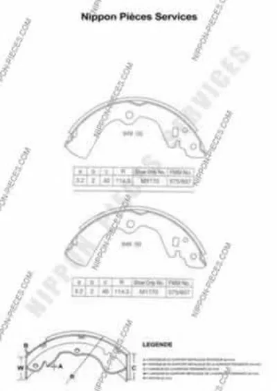 Комплект тормозных колодок NPS купить