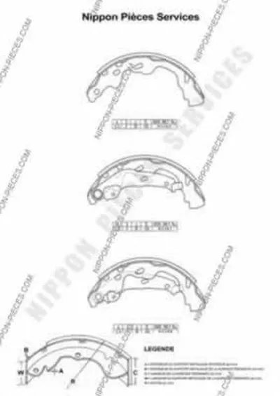 Комплект тормозных колодок NPS купить
