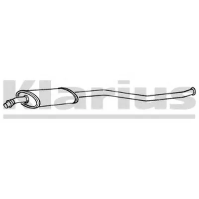 Средний глушитель выхлопных газов KLARIUS купить