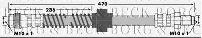 Тормозной шланг BORG & BECK купить