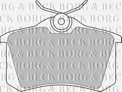 Комплект тормозных колодок, дисковый тормоз BORG & BECK купить