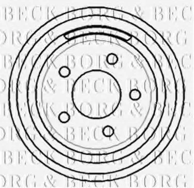 Тормозной барабан BORG & BECK купить