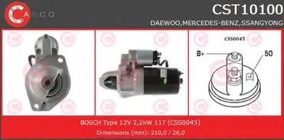 Стартер BRAND NEW SERIES CASCO купить