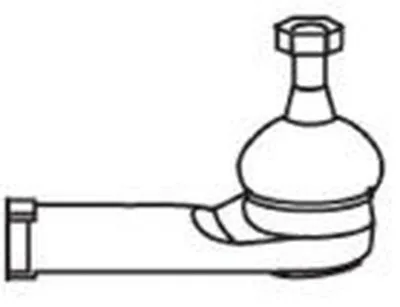 Наконечник поперечной рулевой тяги FRAP купить