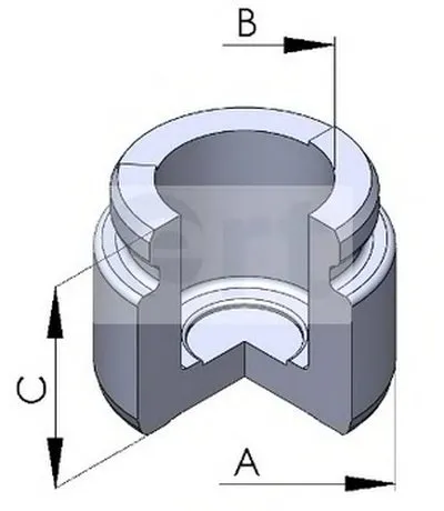 Поршень, корпус скобы тормоза ERT купить