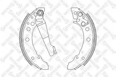 Комплект тормозных колодок STELLOX купить