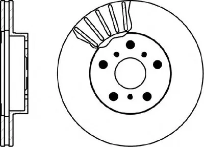 Тормозной диск HELLA PAGID купить