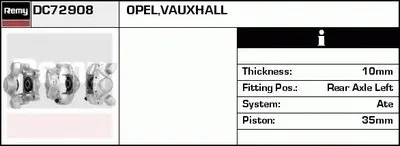 Тормозной суппорт Remanufactured REMY (Multiline) DELCO REMY купить