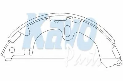 Комплект тормозных колодок KAVO PARTS купить