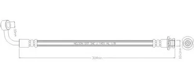 Тормозной шланг REMKAFLEX купить