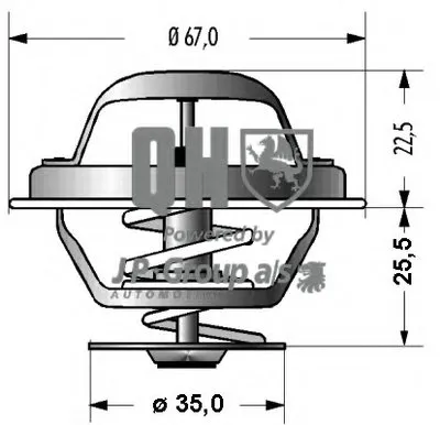 Термостат, охлаждающая жидкость QH JP GROUP купить