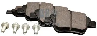 Комплект тормозных колодок, дисковый тормоз QH JP GROUP купить