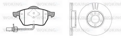 Комплект тормозов, дисковый тормозной механизм WOKING купить