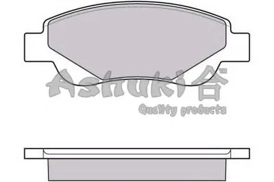 Комплект тормозных колодок, дисковый тормоз ASHUKI купить