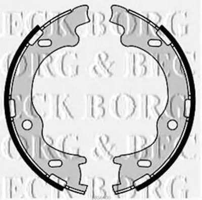 Комплект тормозных колодок BORG & BECK купить