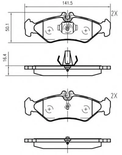 Комплект тормозных колодок, дисковый тормоз VEMA купить