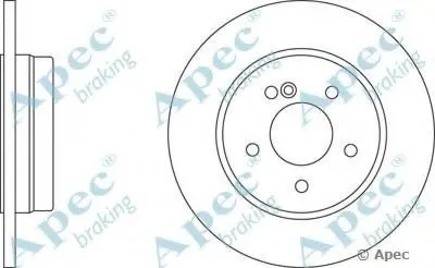 Тормозной диск APEC braking купить