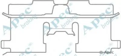 Комплектующие, тормозные колодки APEC braking купить