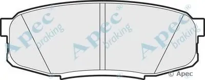 Комплект тормозных колодок, дисковый тормоз APEC braking купить