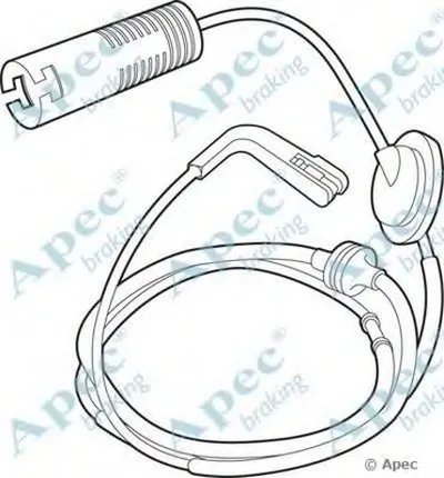 Указатель износа, накладка тормозной колодки APEC braking купить