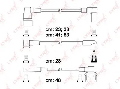 Комплект проводов зажигания LYNXauto купить