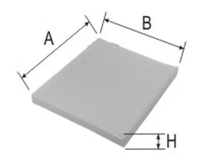 Фильтр, воздух во внутренном пространстве Cabin Filter (Standart) for KIA GOODWILL купить