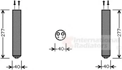 Осушитель, кондиционер VAN WEZEL купить