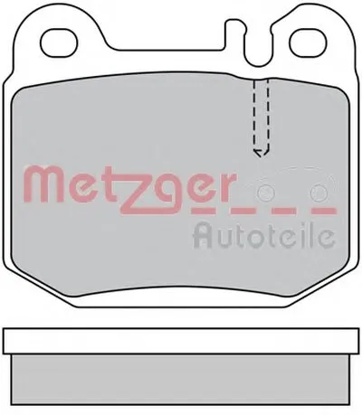 Комплект тормозных колодок, дисковый тормоз METZGER купить