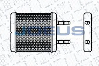 Теплообменник, отопление салона JDEUS купить