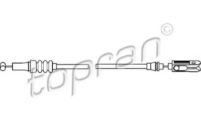 Тросик замка капота PREMIUM BRAND TOPRAN купить