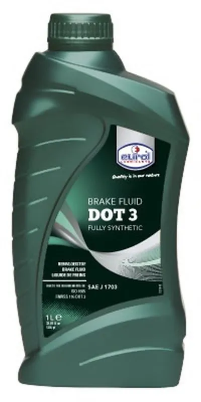 Тормозная жидкость; Тормозная жидкость Eurol Brake Fluid DOT 3 EUROL купить