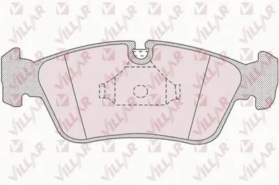 Комплект тормозных колодок, дисковый тормоз VILLAR купить