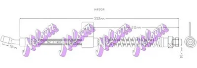 Тормозной шланг BROVEX-NELSON купить
