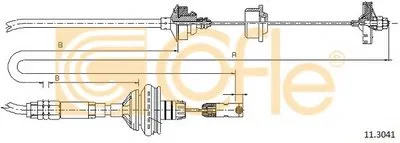 Тросик сцепления COFLE купить