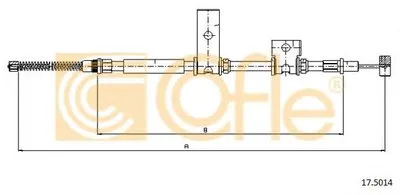Трос, стояночная тормозная система COFLE купить