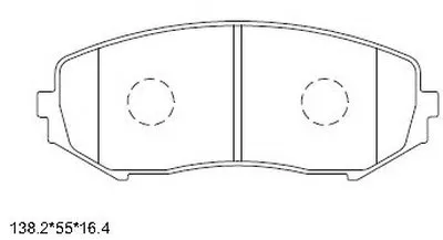 Комплект тормозных колодок, дисковый тормоз ASIMCO купить