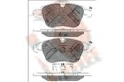 Комплект тормозных колодок, дисковый тормоз R BRAKE купить